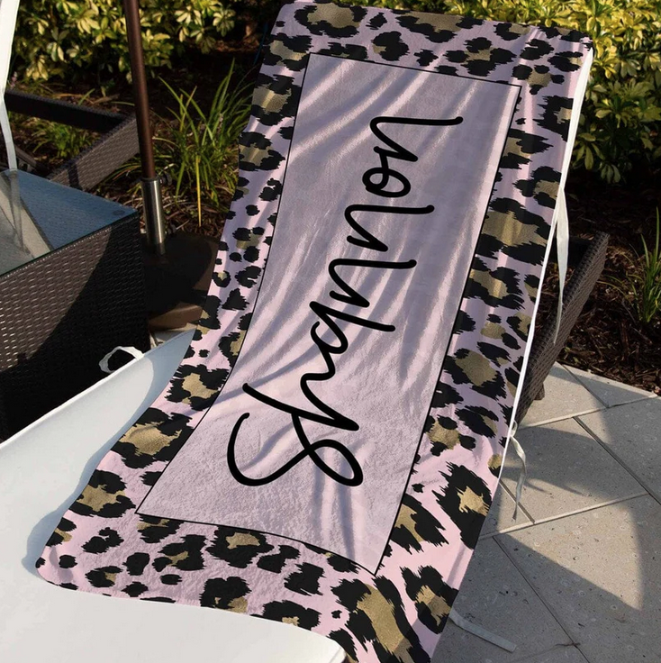Leopard Print Towels