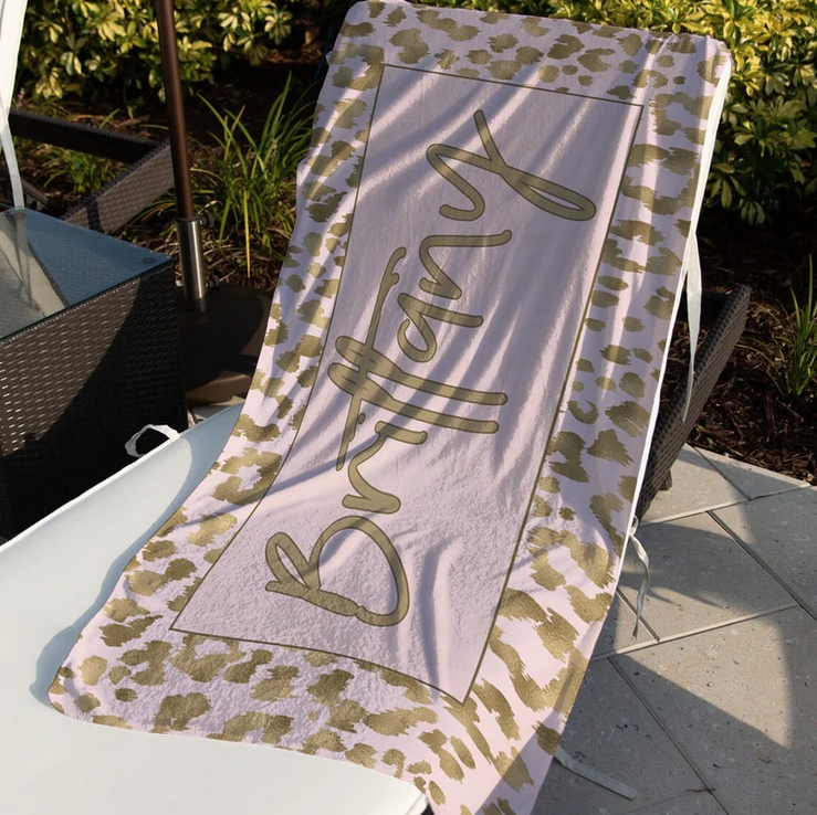 Leopard Print Towels
