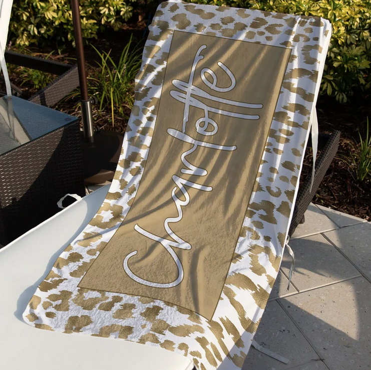 Leopard Print Towels