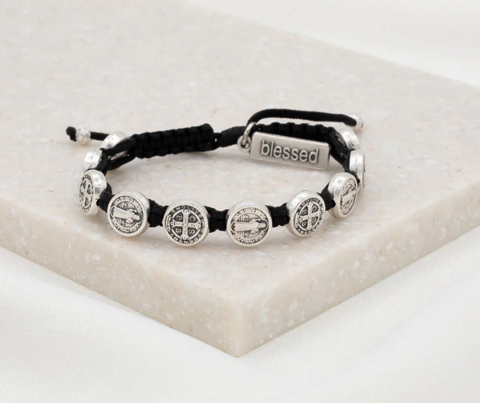 Benedictine Blessing Bracelet-Silver