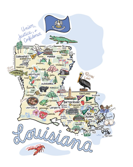 Louisiana Travel Mug 22oz