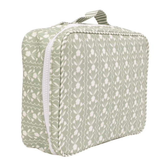 Sage Floral Lunch Box