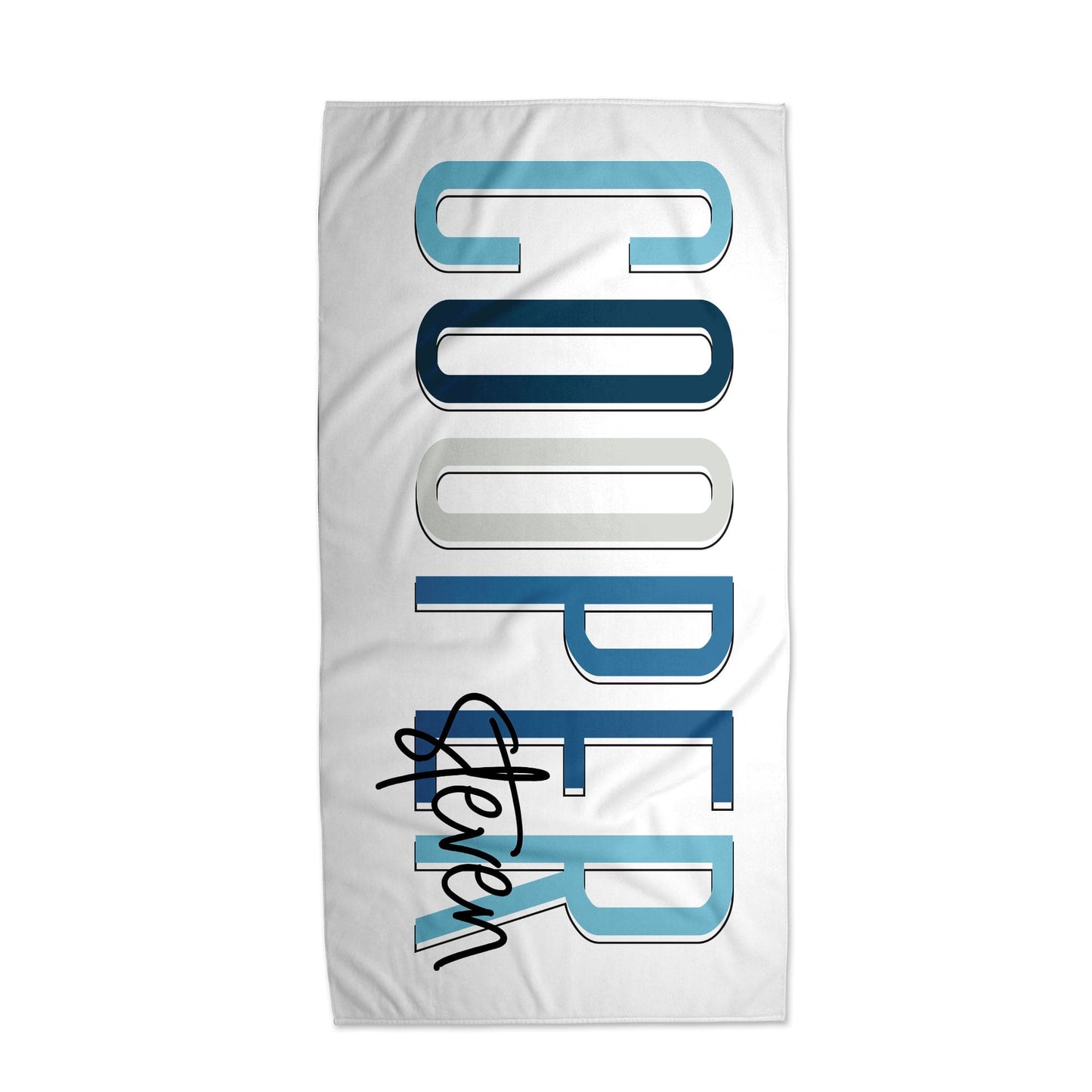 Multi Color Outline Towel
