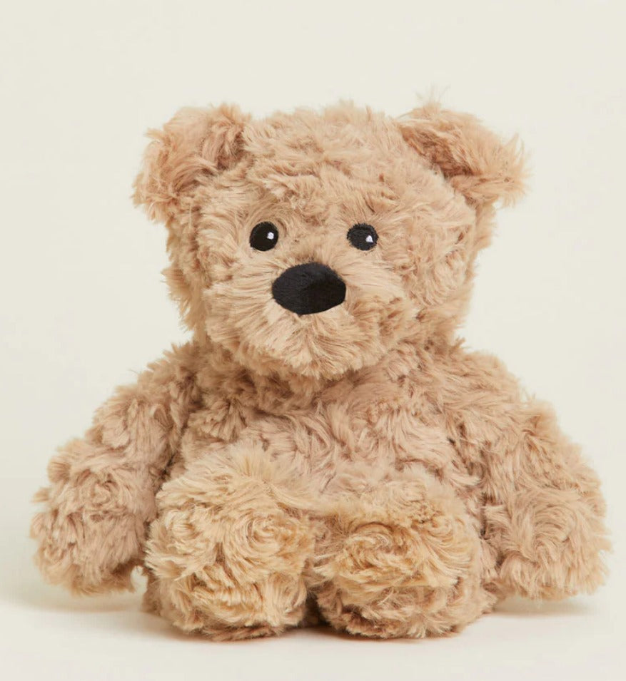 Brown Curly Bear Warmies Junior