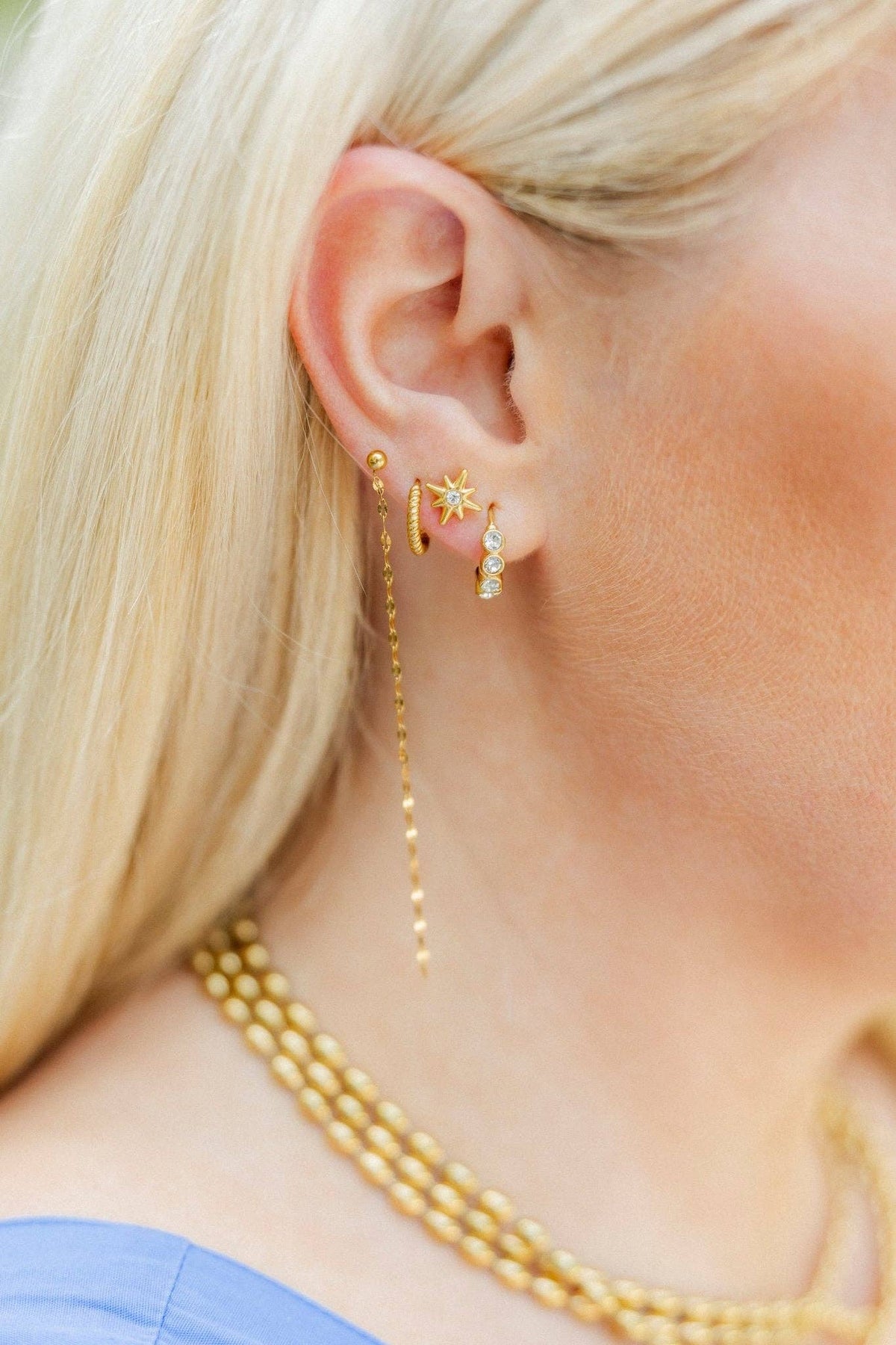 Huggie Earrings - Madeline Gold