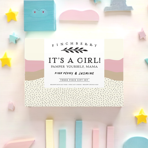It's A Girl 3 Pc Baby Shower Gift Set for Moms