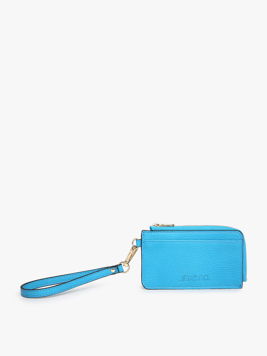 Annalise Wallet w/ Cardholders & Zip Compartment: Cerulean