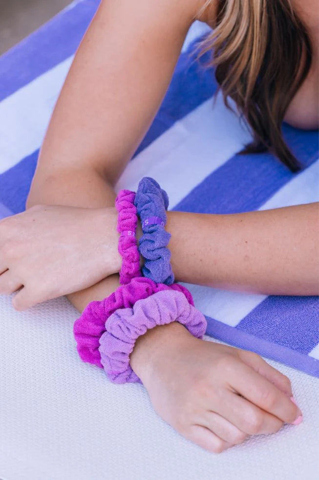 Teleties Small Terry Cloth Scrunchie