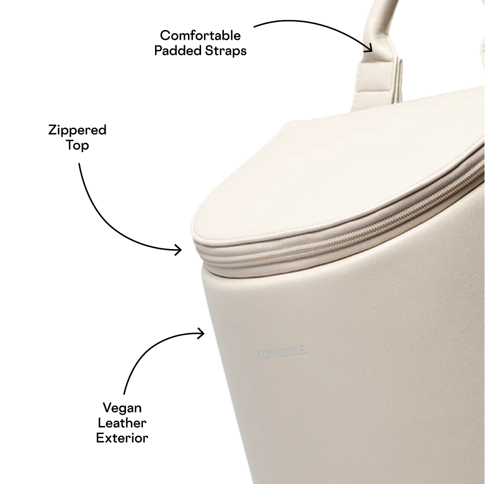 Vegan Leather Eola Bucket Cooler Bag