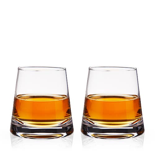Burke Crystal Whiskey Glasses - Set of 2