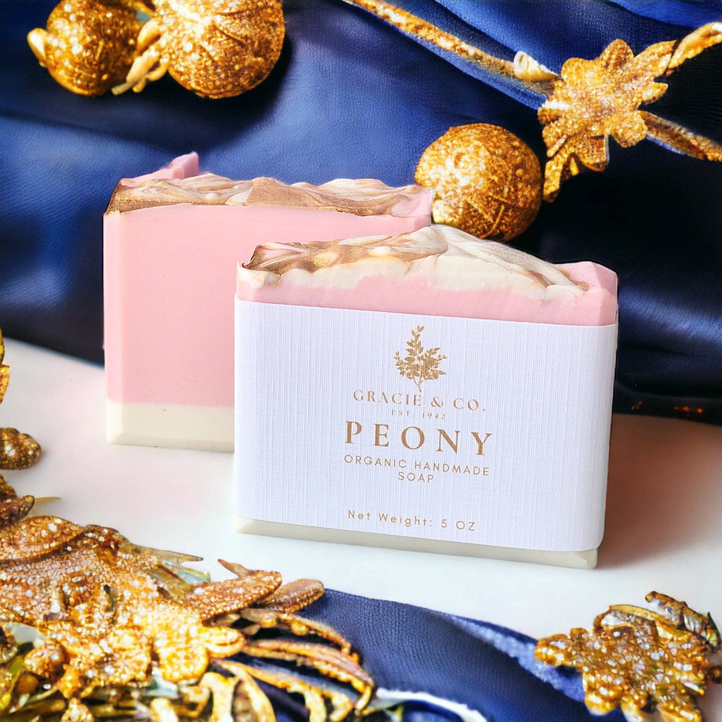 Organic Pink Peony Shea Butter Soap