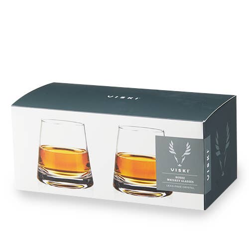 Burke Crystal Whiskey Glasses - Set of 2