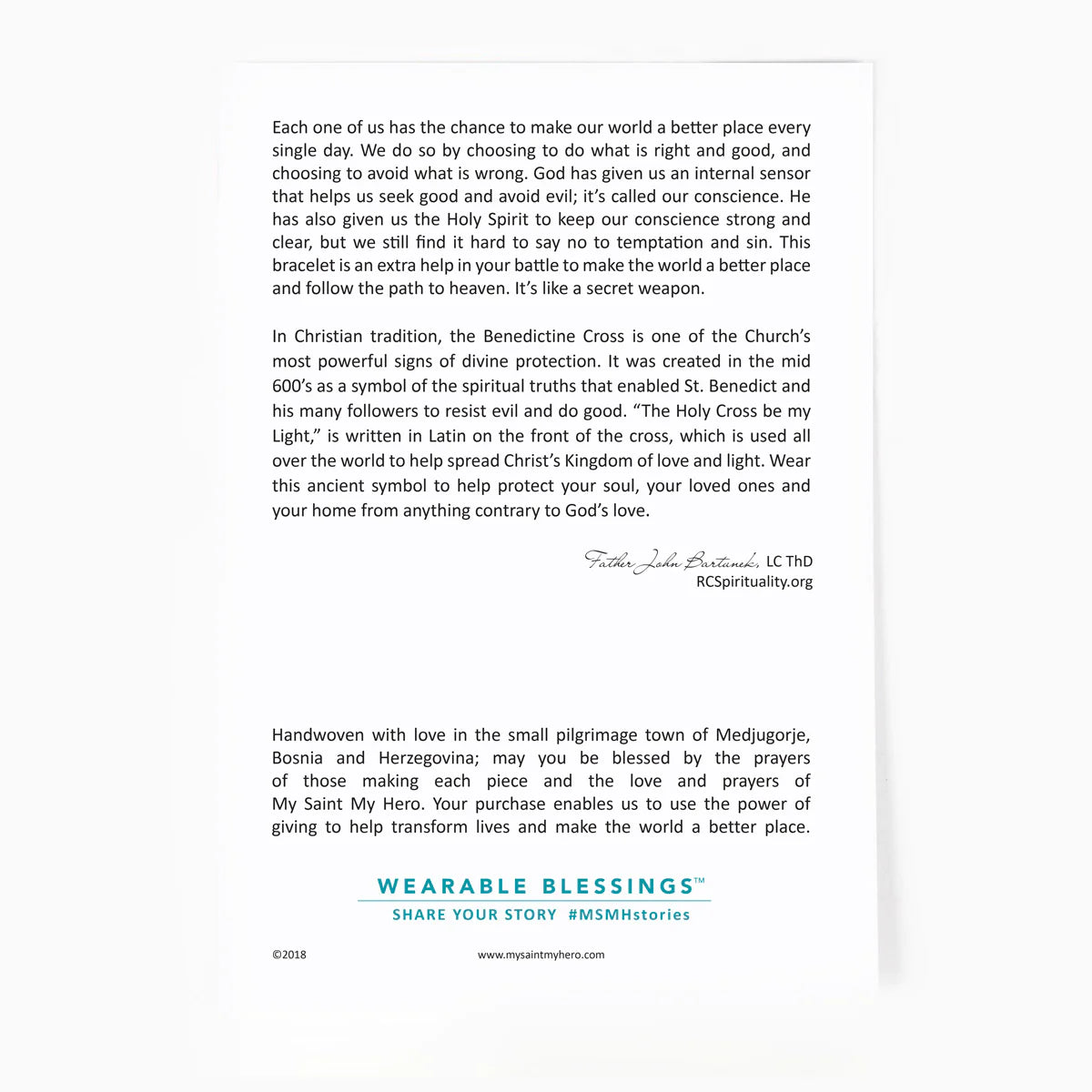 Benedictine Blessing for A Cure