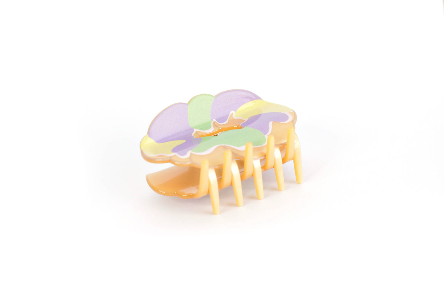 King Cake Claw Hair Clip