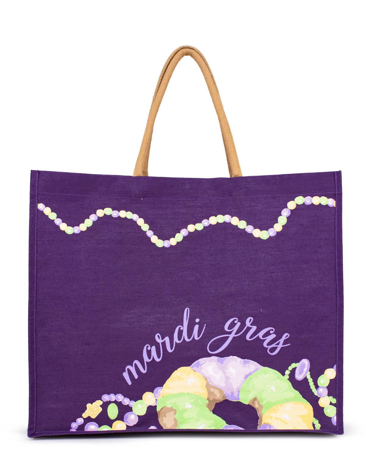 Mardi King Cake Carryall Tote