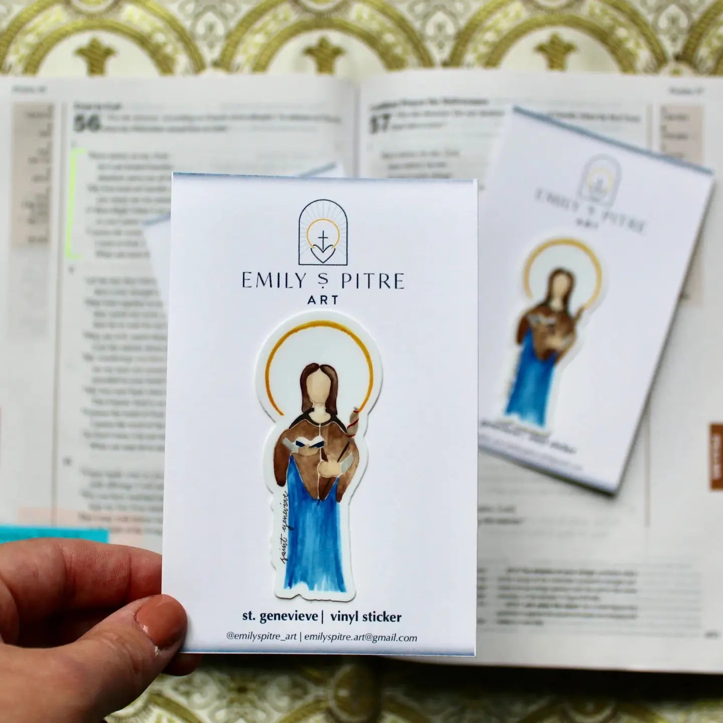 Emily S Pitre Art Vinyl Sticker