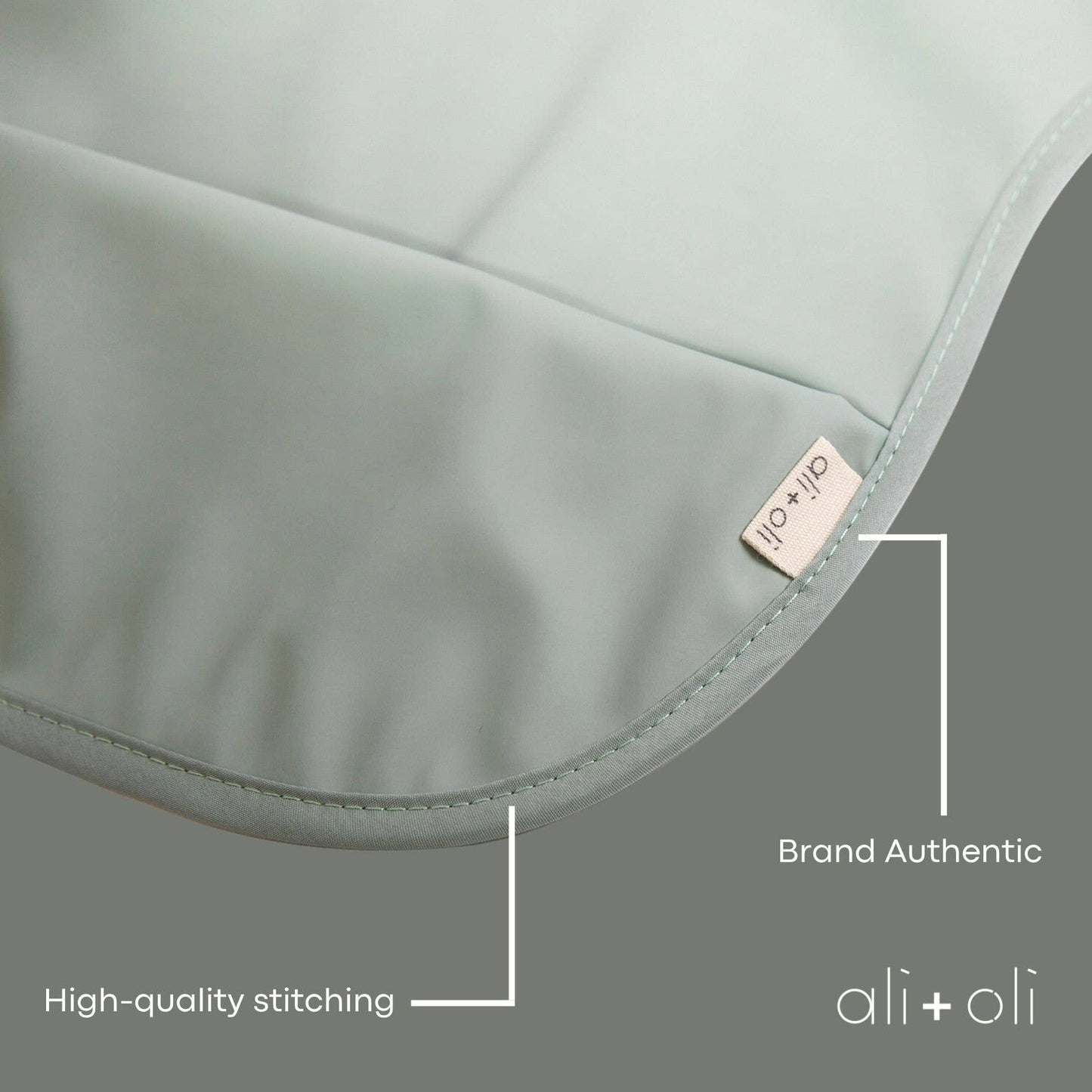 Smock Bib Long & Short Sleeve Set (Dino-Mint)