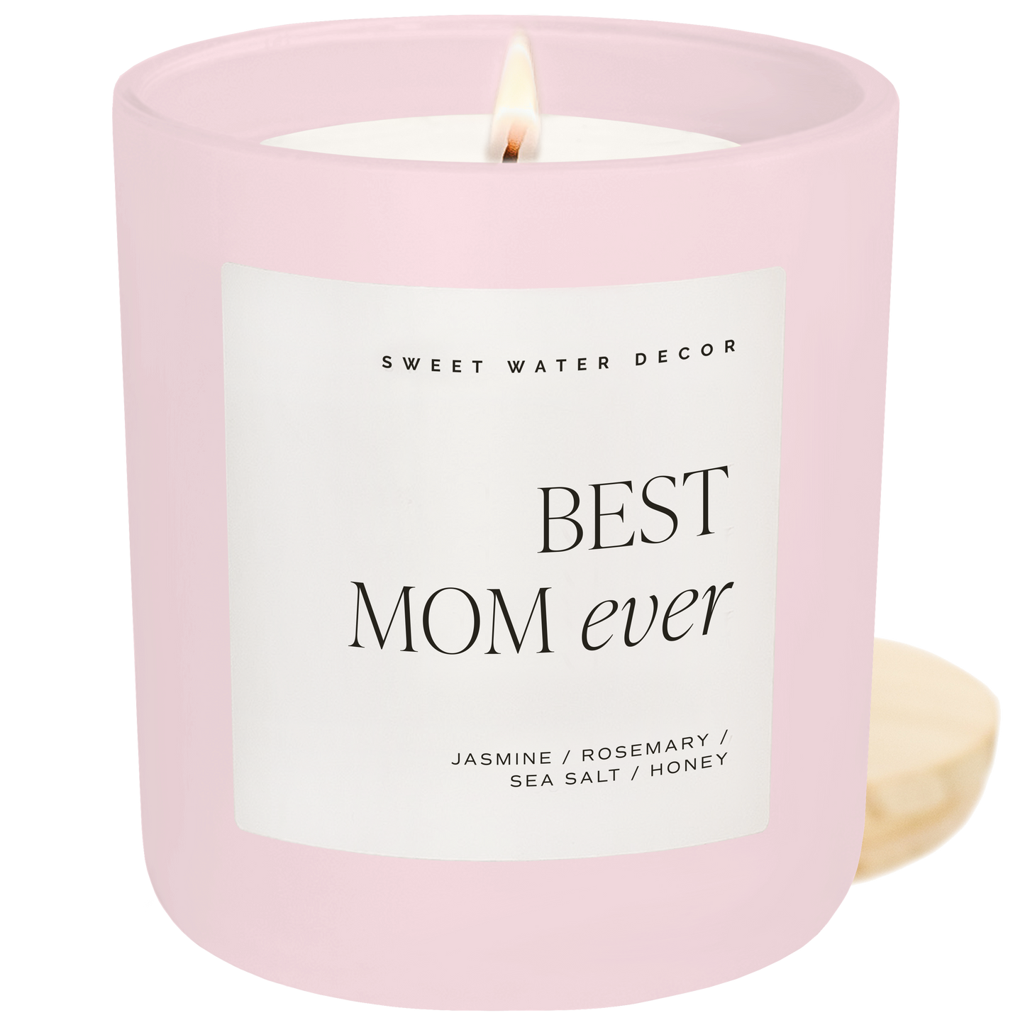 Pink Matte Jar Candle - Best Mom Ever