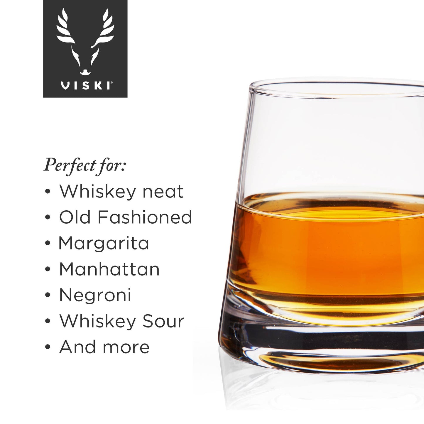 Burke Crystal Whiskey Glasses - Set of 2