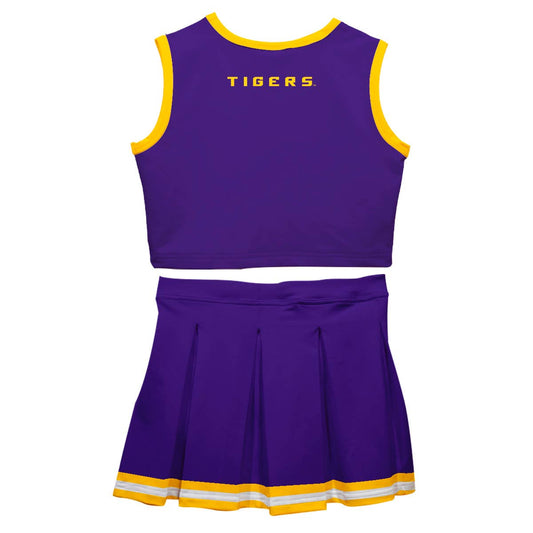 LSU Tigers Game Day Sleeveless Cheerleader Set