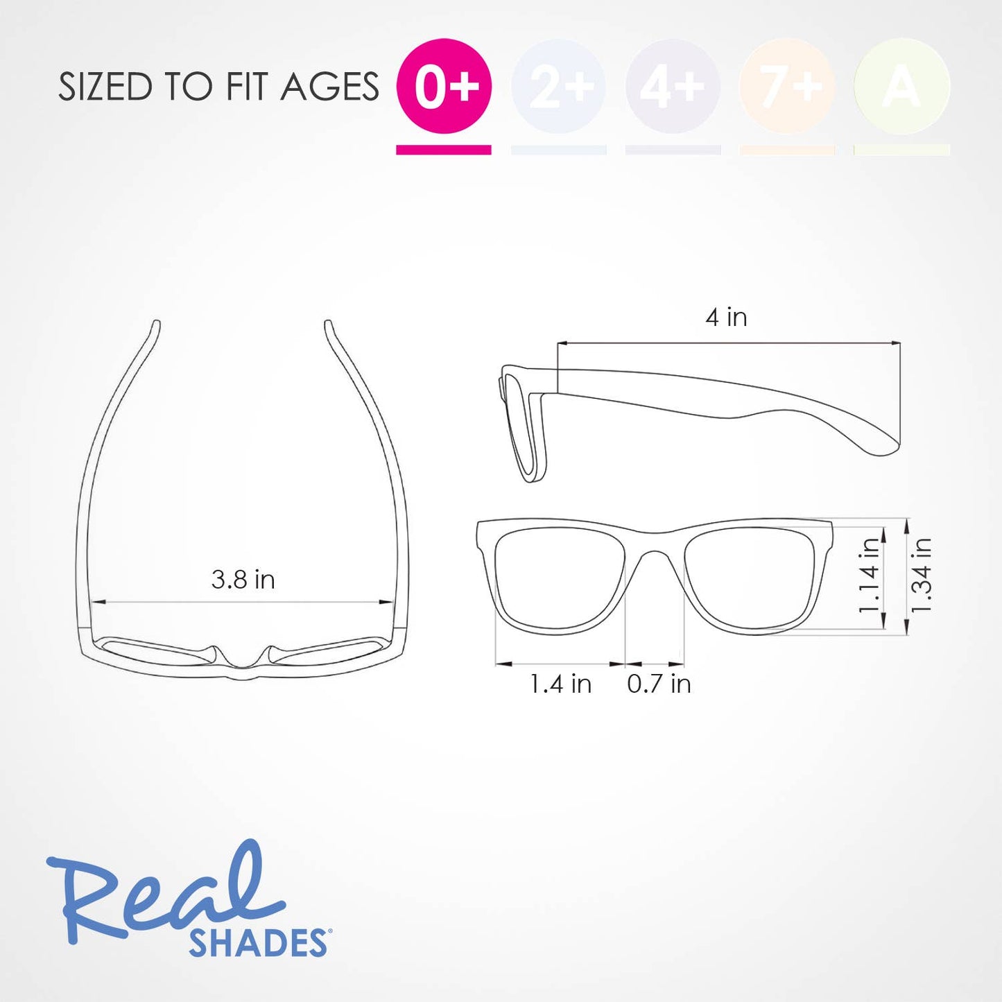 Surf Flexible Frame Sunglasses for Babies & Toddlers