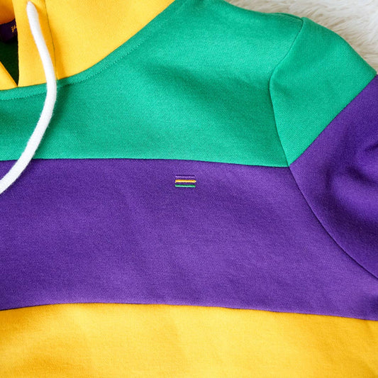 Mardi Gras Hooded Sweatshirt