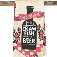 Kitchen Towel- Here for the Crawfish