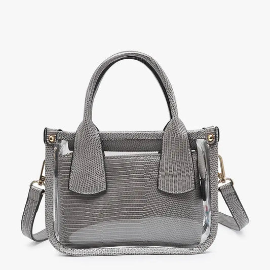 Stacey Clear Satchel w/ Inner Bag