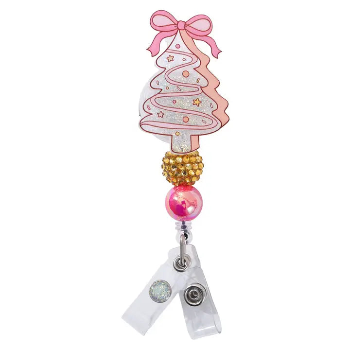 Christmas Badge Reels- Glitterific