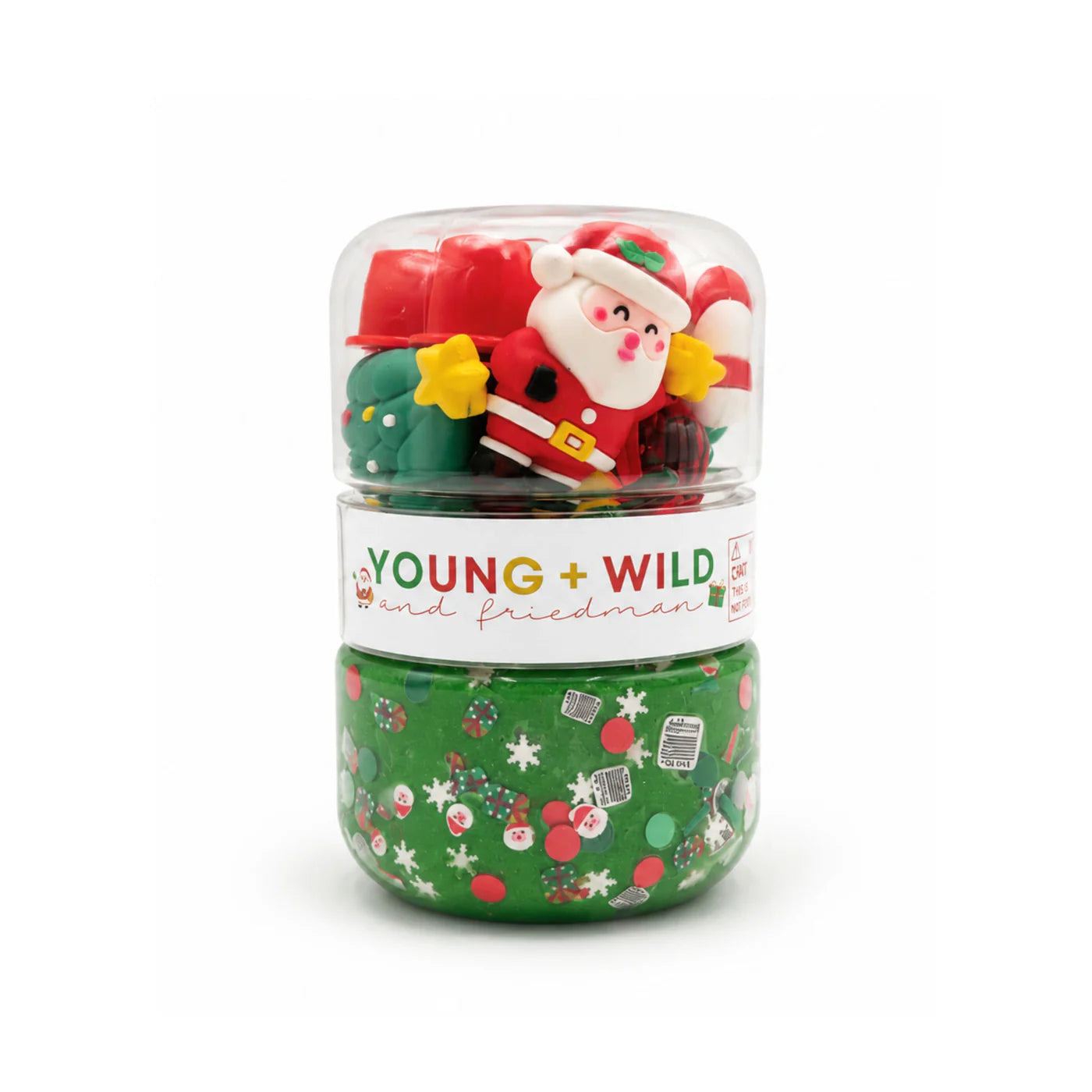 PREORDER Holiday Grab & Go Dough Jars- Santa Claus