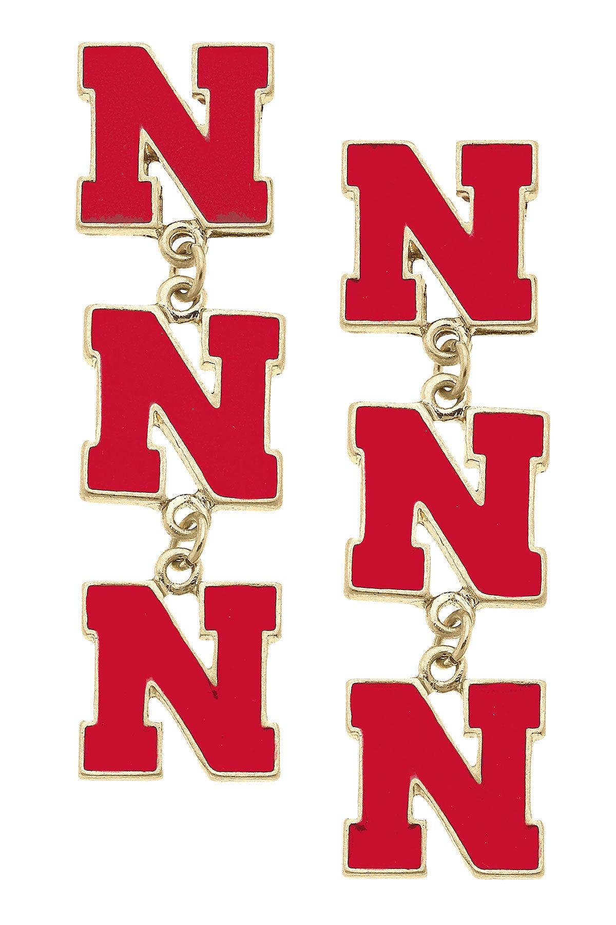Nicholls Triple Drop Enamel Earrings