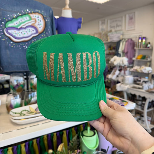 MAMBO Glitter Vinyl on Foam Trucker Cap