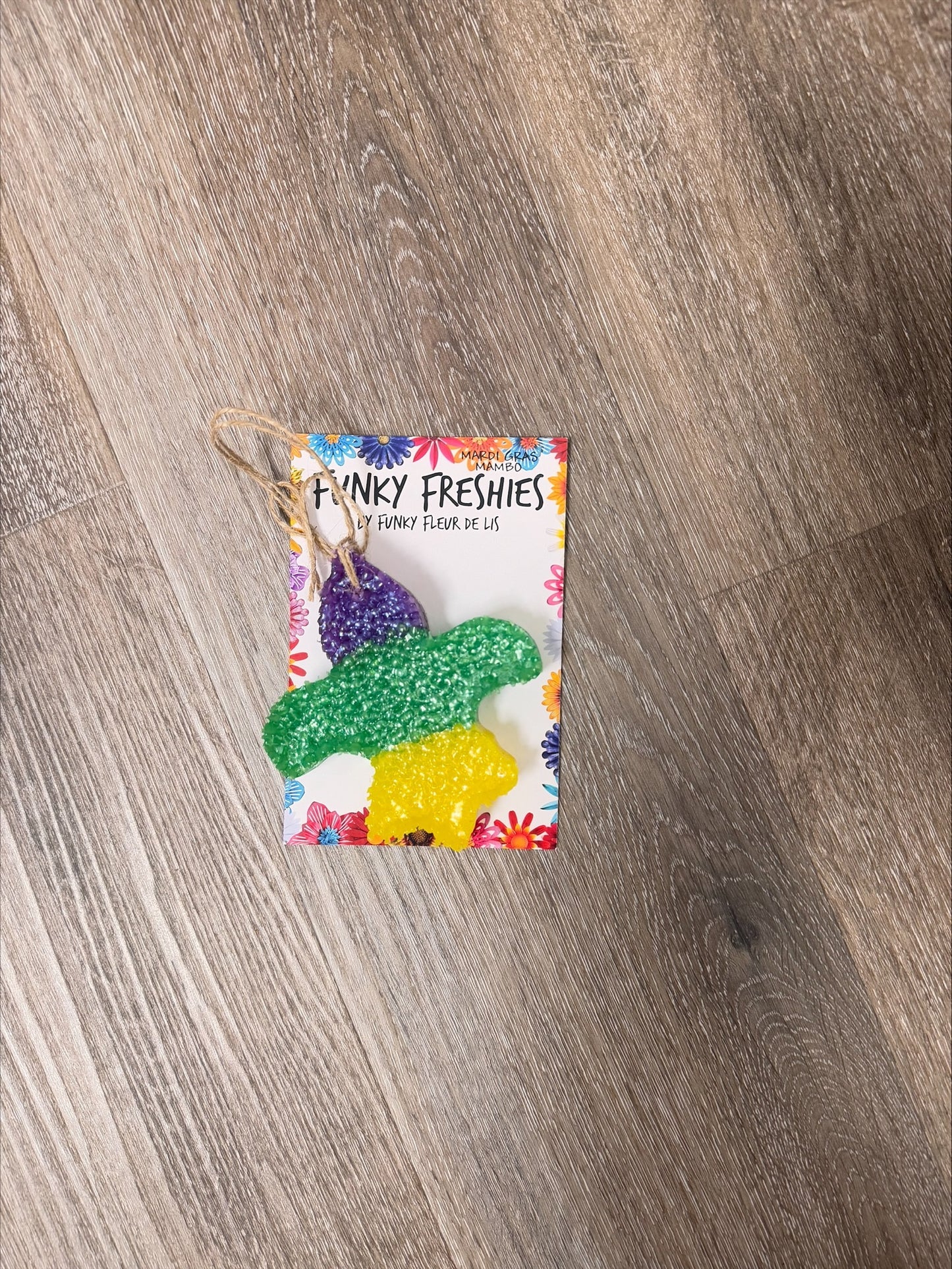 Mardi Gras Funky Freshies