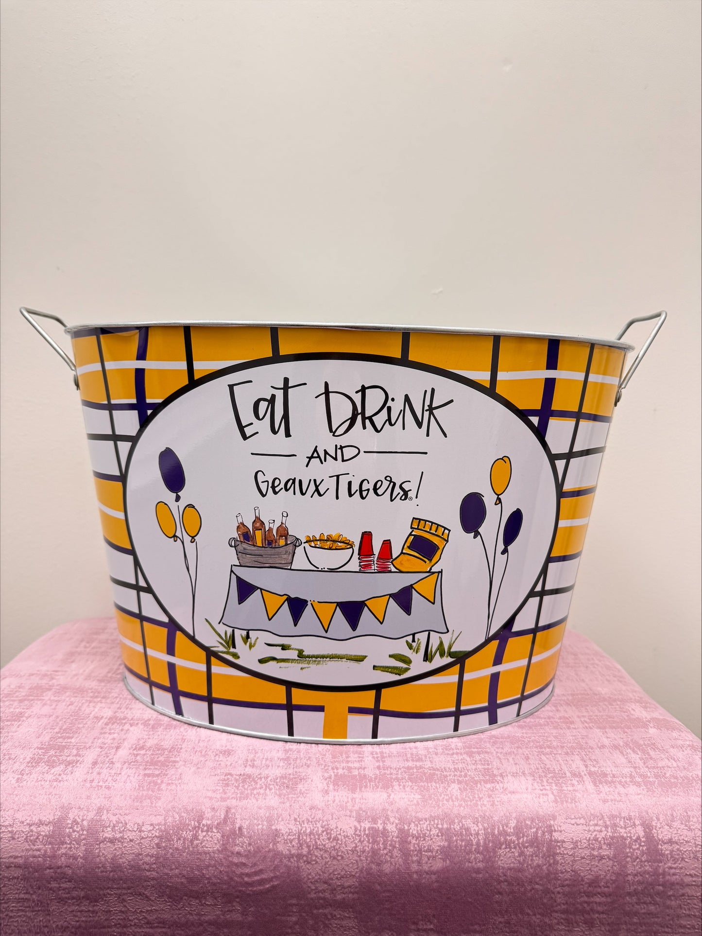 LSU Metal Bucket