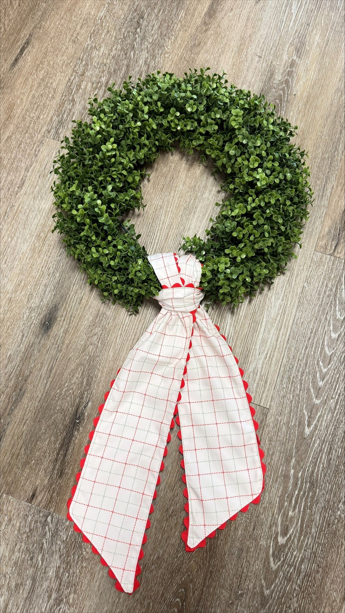 Christmas Wreath Sashes