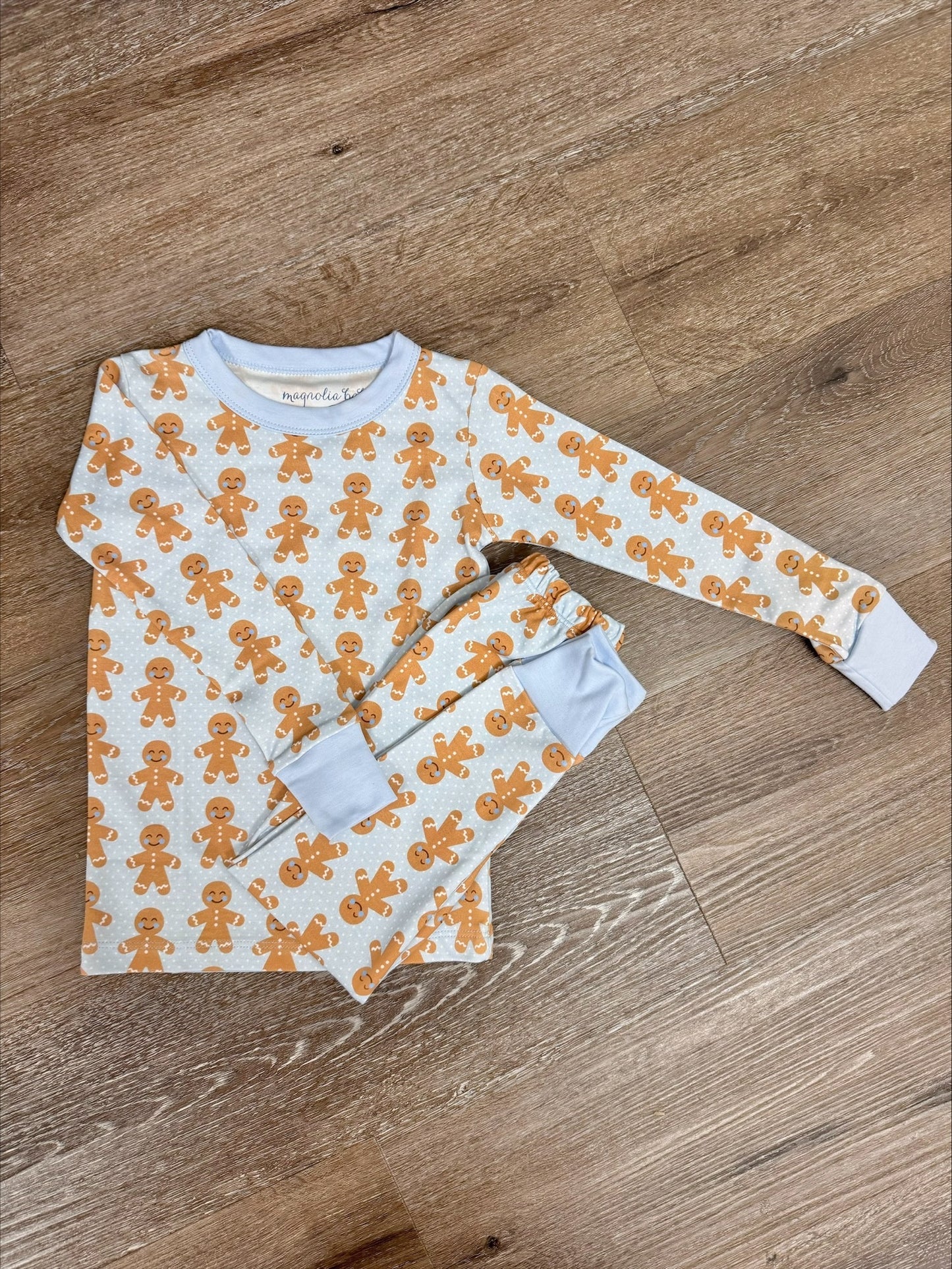 Gingerbread Long Pajama Set