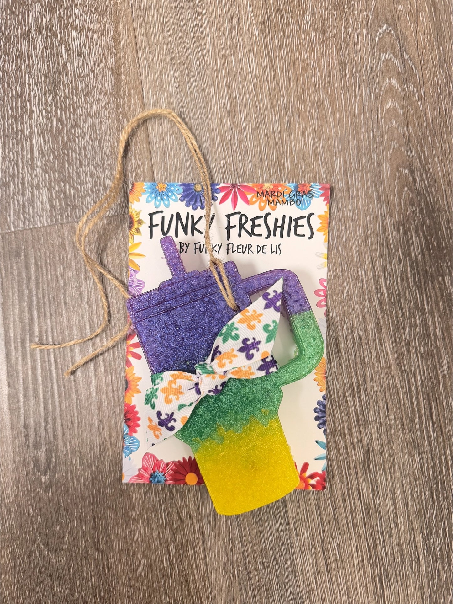 Mardi Gras Funky Freshies
