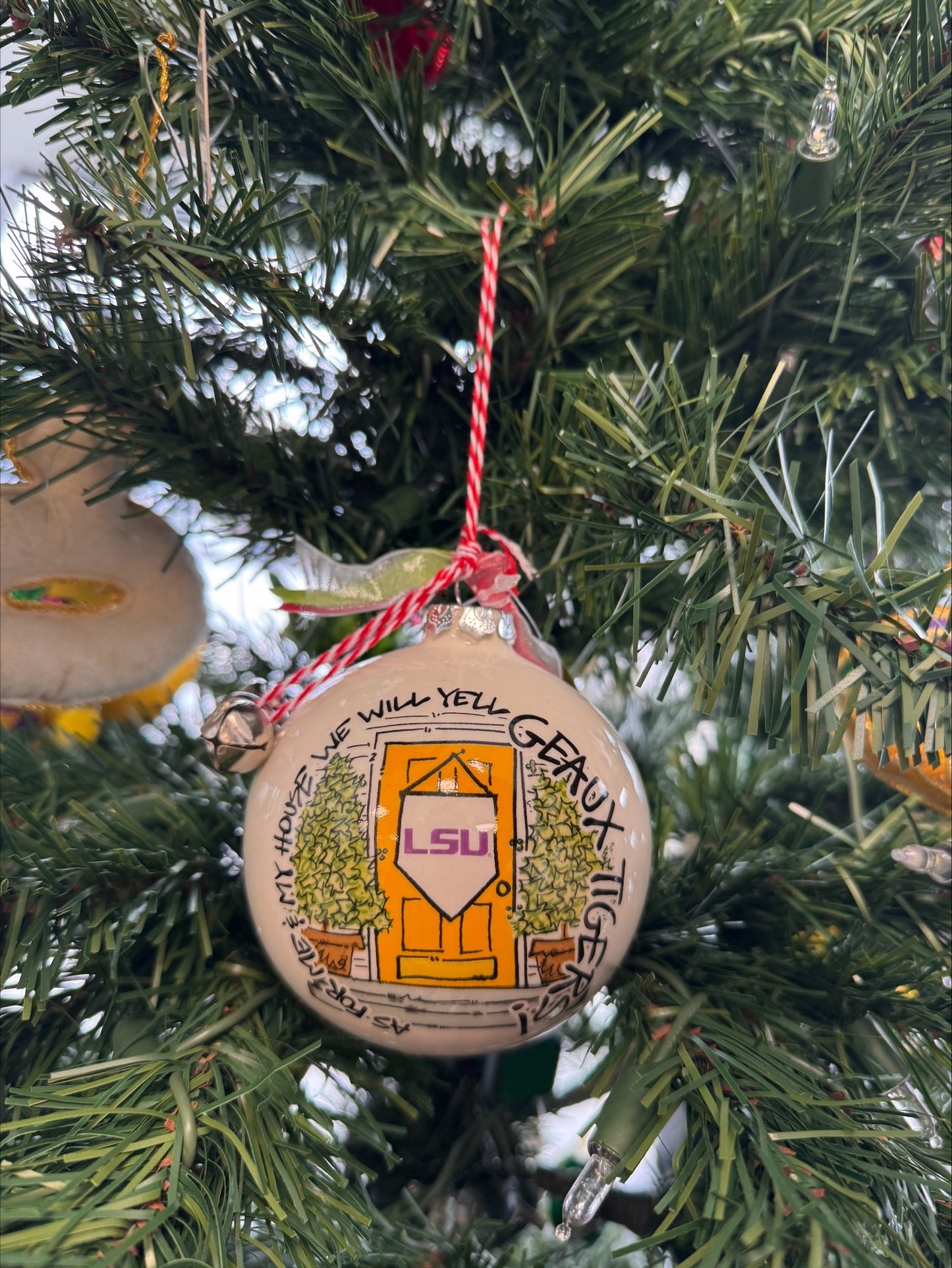 My House LSU Ornament