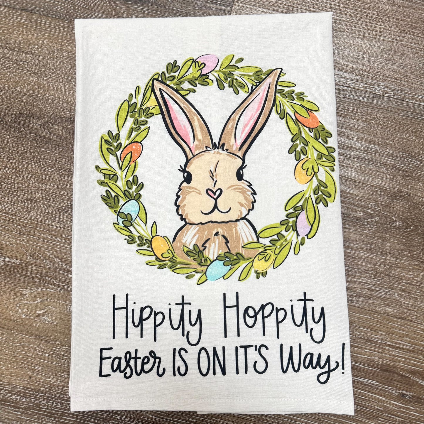 Hippity Hoppity Easter Tea Towel