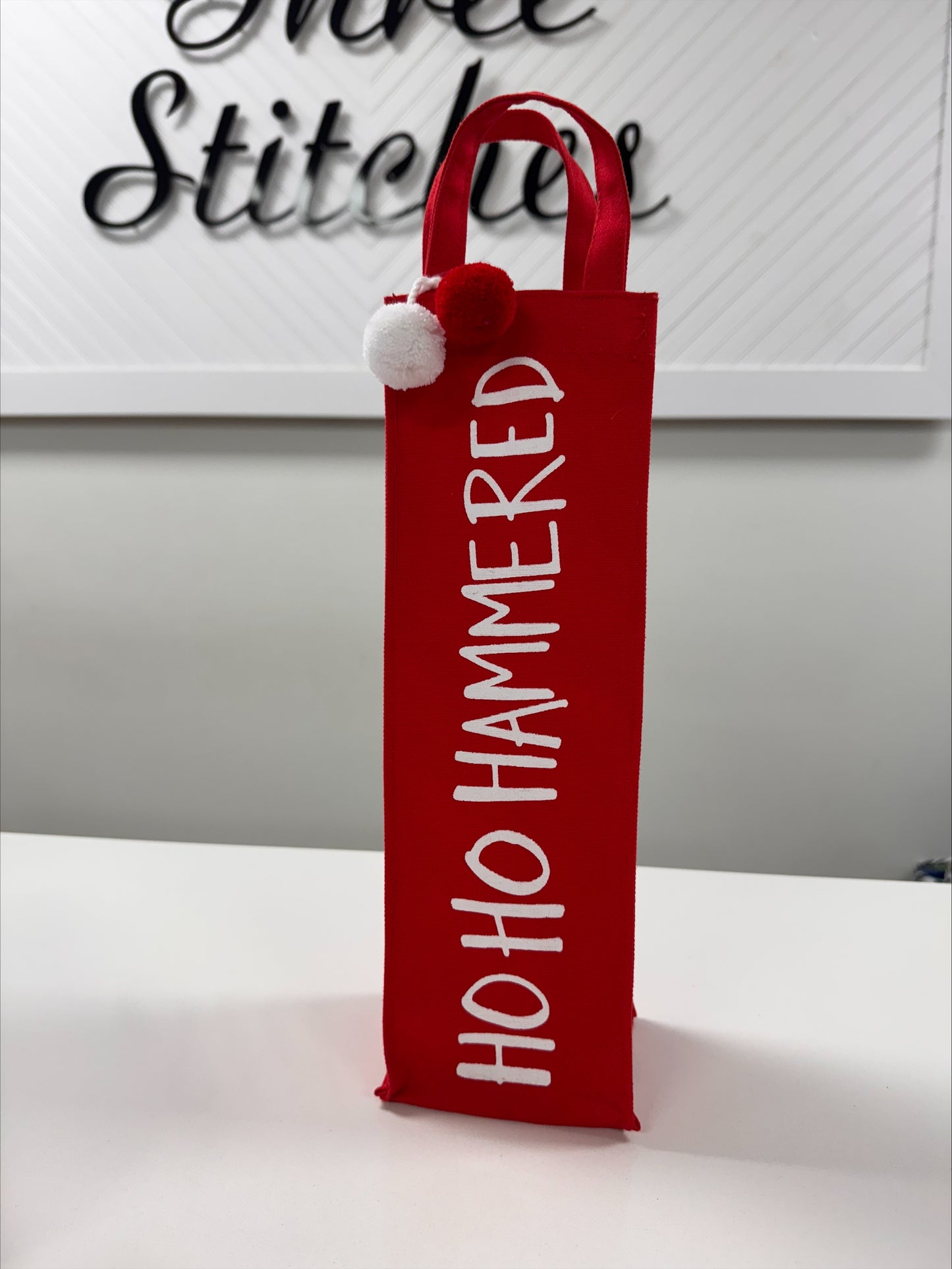 Christmas Wine Bottle Bag