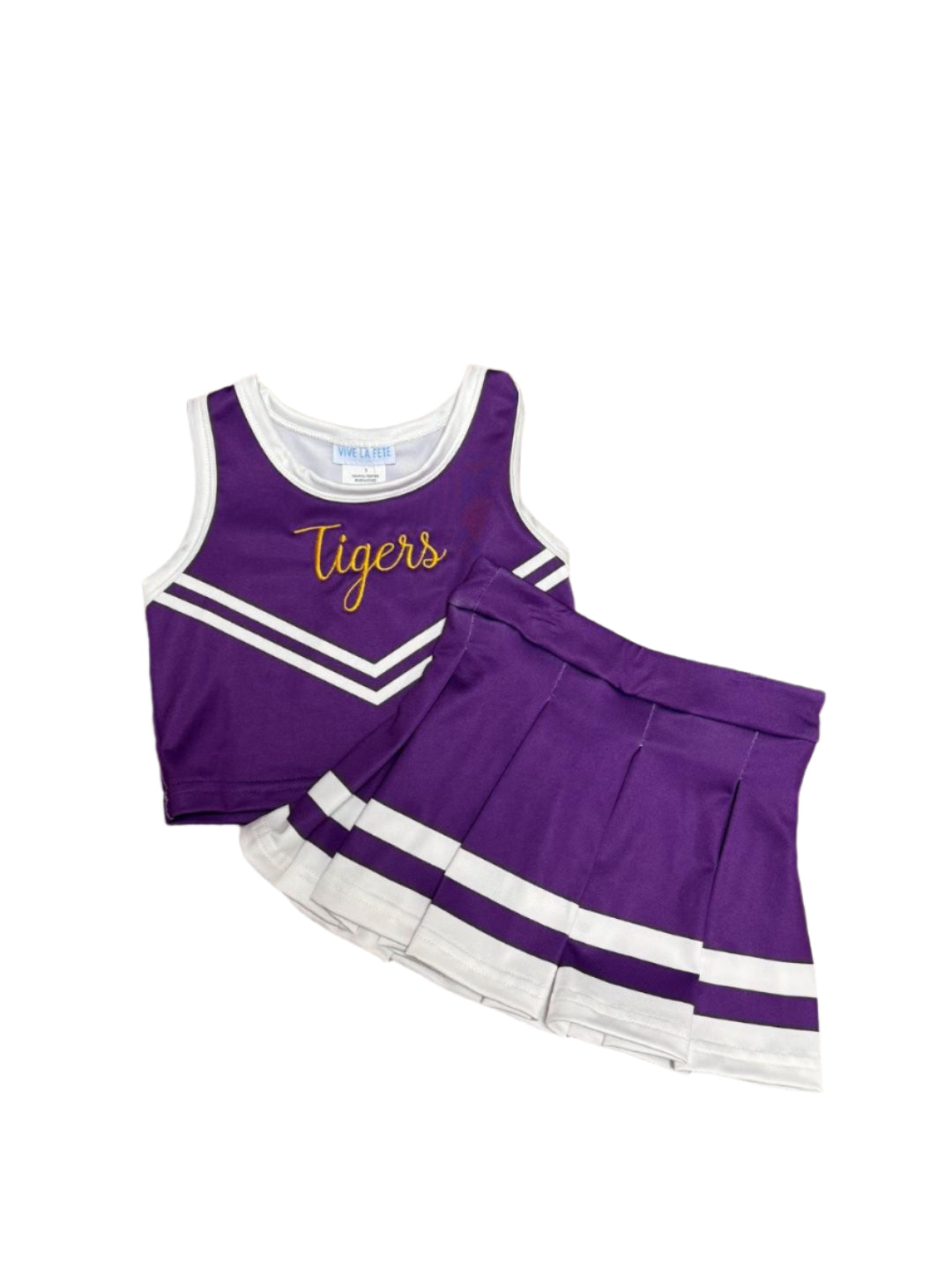 Tigers Sleeveless Cheerleader Set