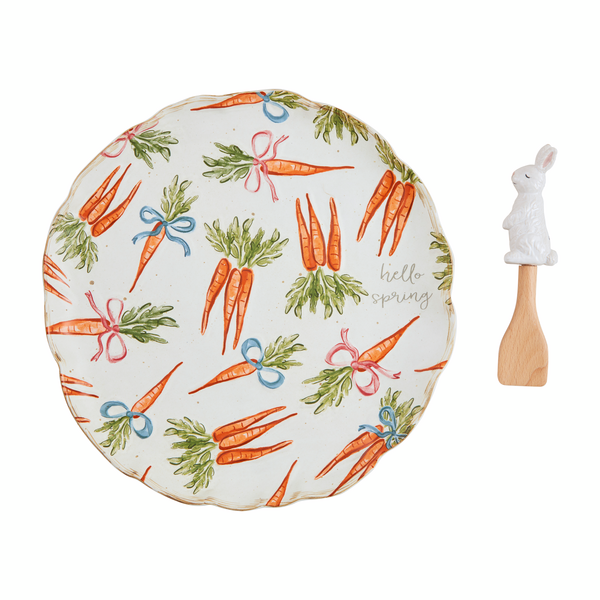 Round Carrot Platter Set