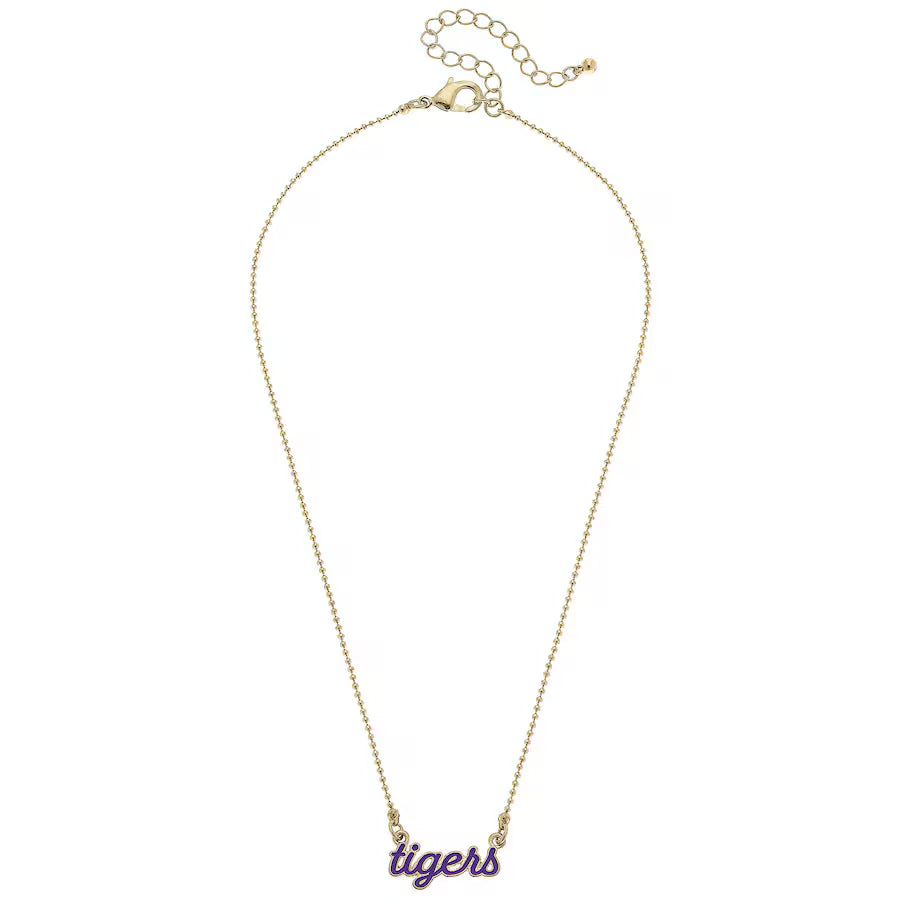 Tigers Script Necklace