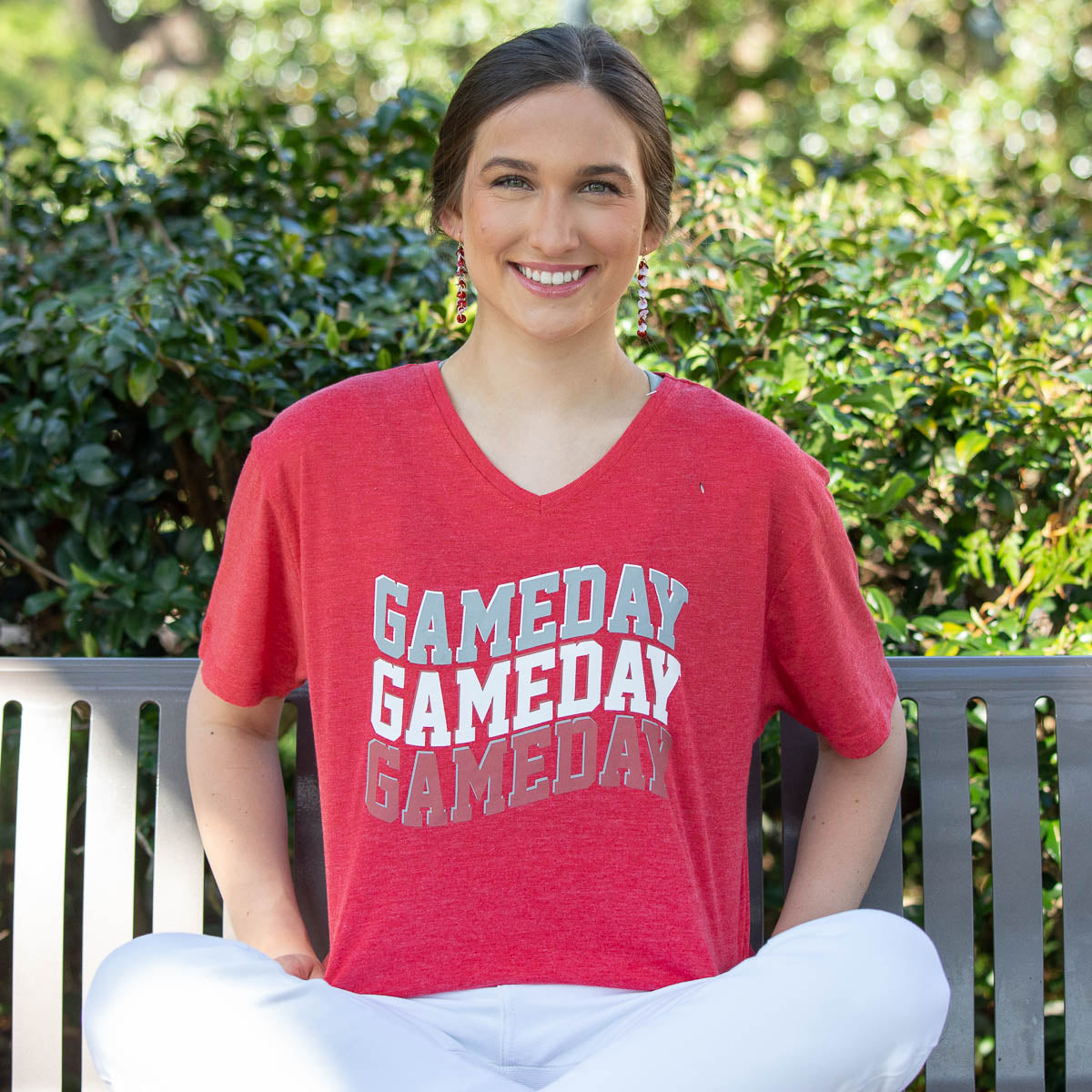 Game Day Wave Shirt Red