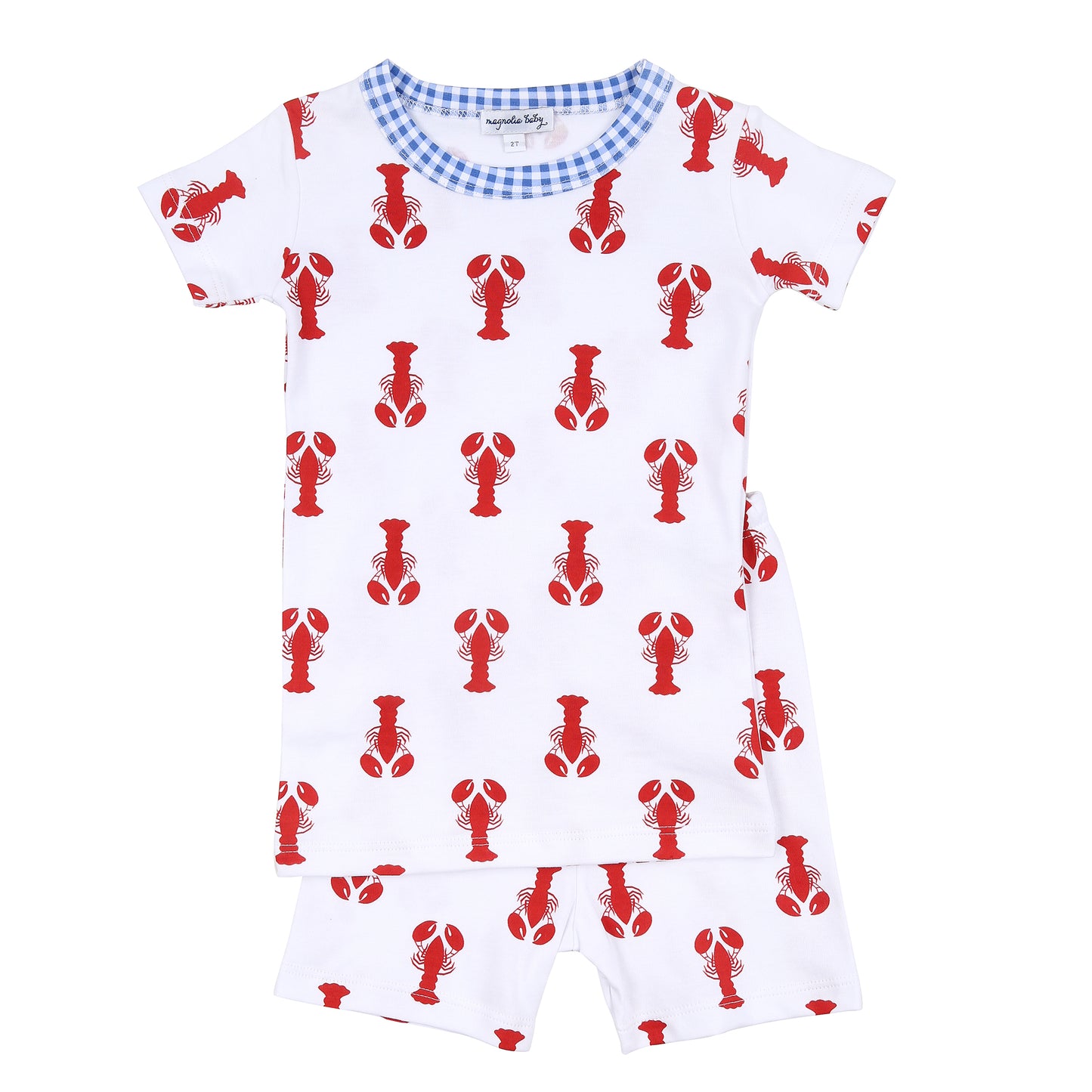 Snappy Crawfish Short Pajama Set