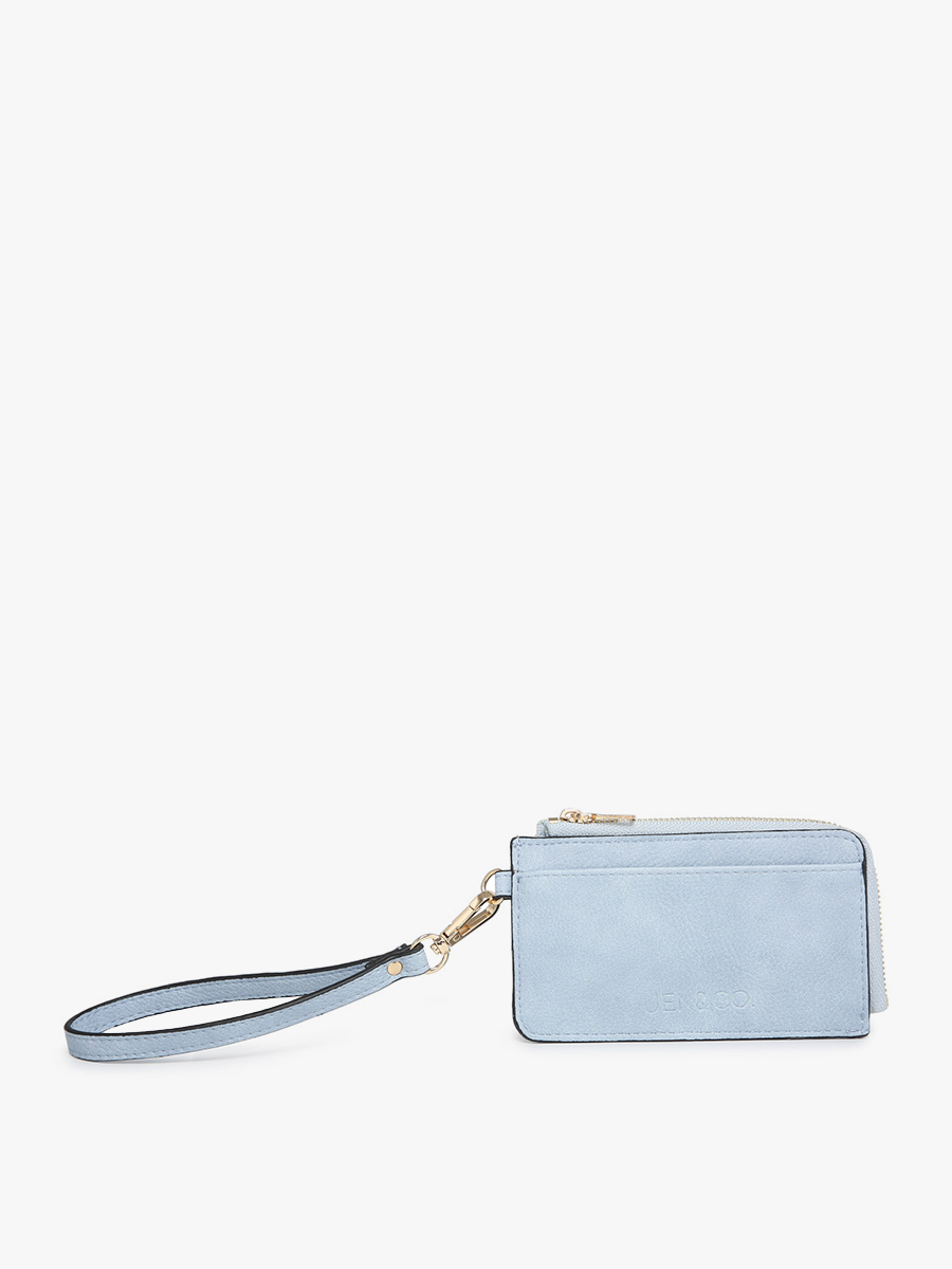 Annalise Wallet w/ Cardholders & Zip Compartment: Cerulean