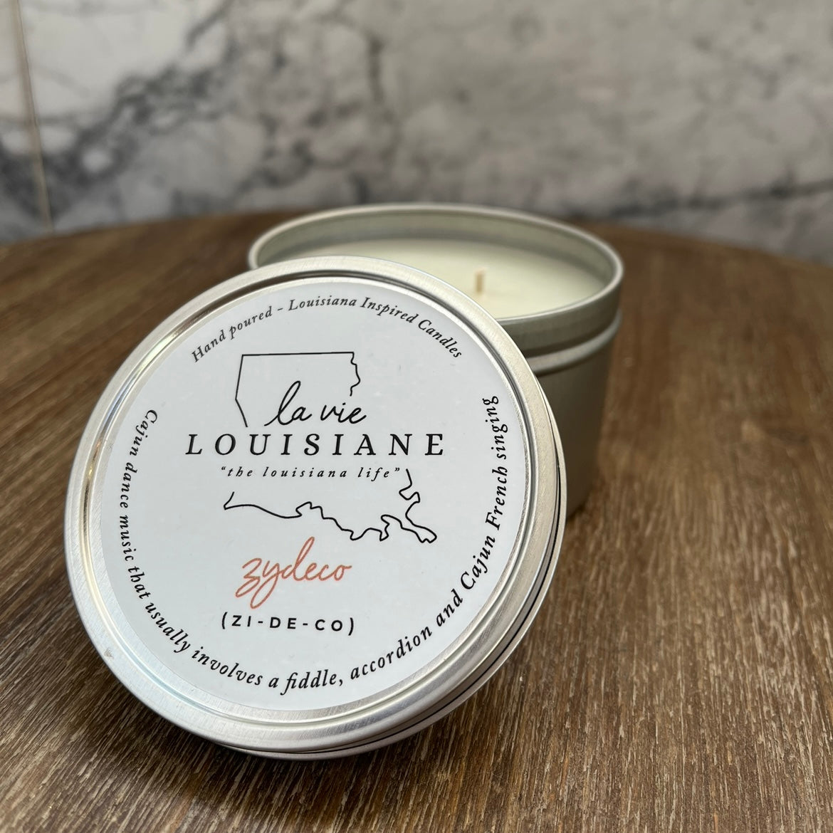 La Vie Louisiana Candle in Tin Jar
