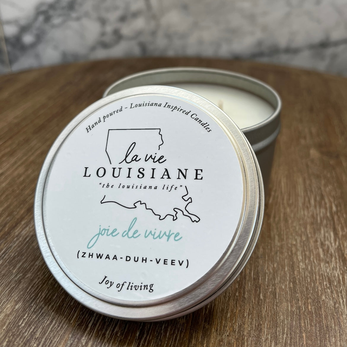 La Vie Louisiana Candle in Tin Jar