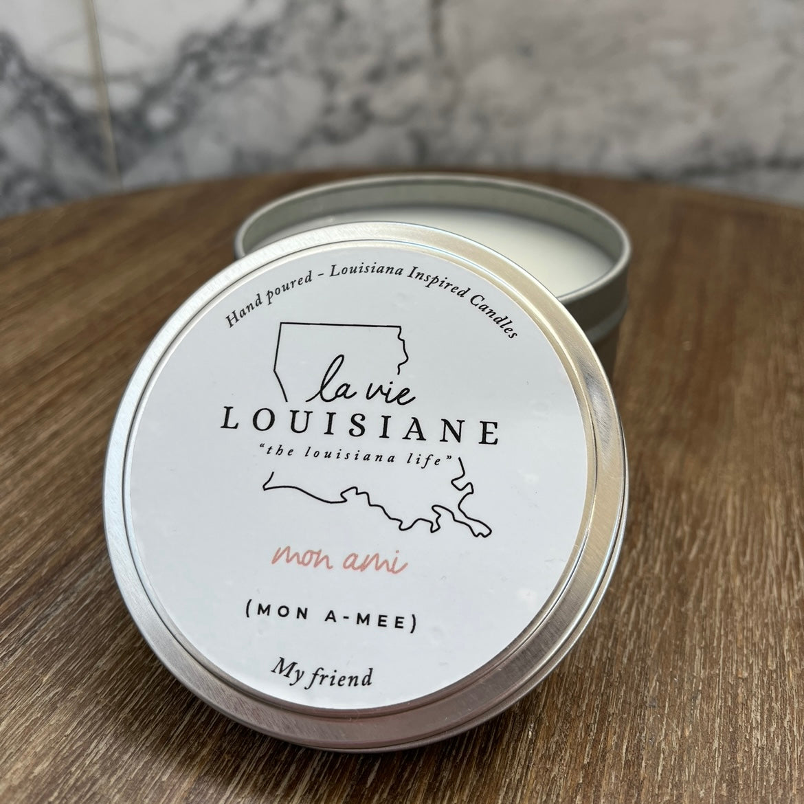 La Vie Louisiana Candle in Tin Jar