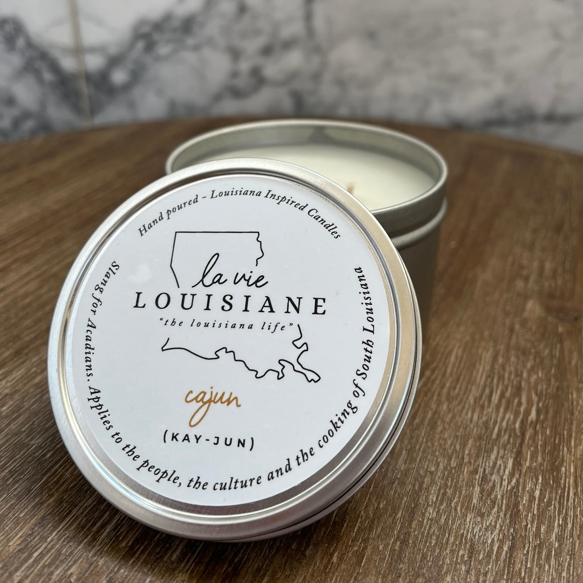 La Vie Louisiana Candle in Tin Jar